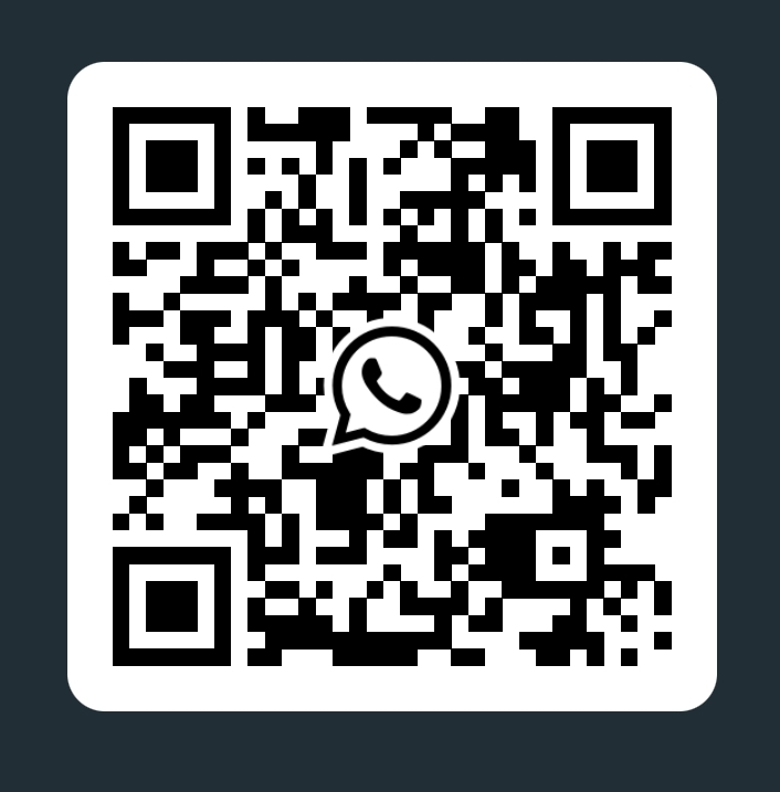 QR code leading to the WhatsApp group of the student council of the Department of Mathematics and Natural Sciences.