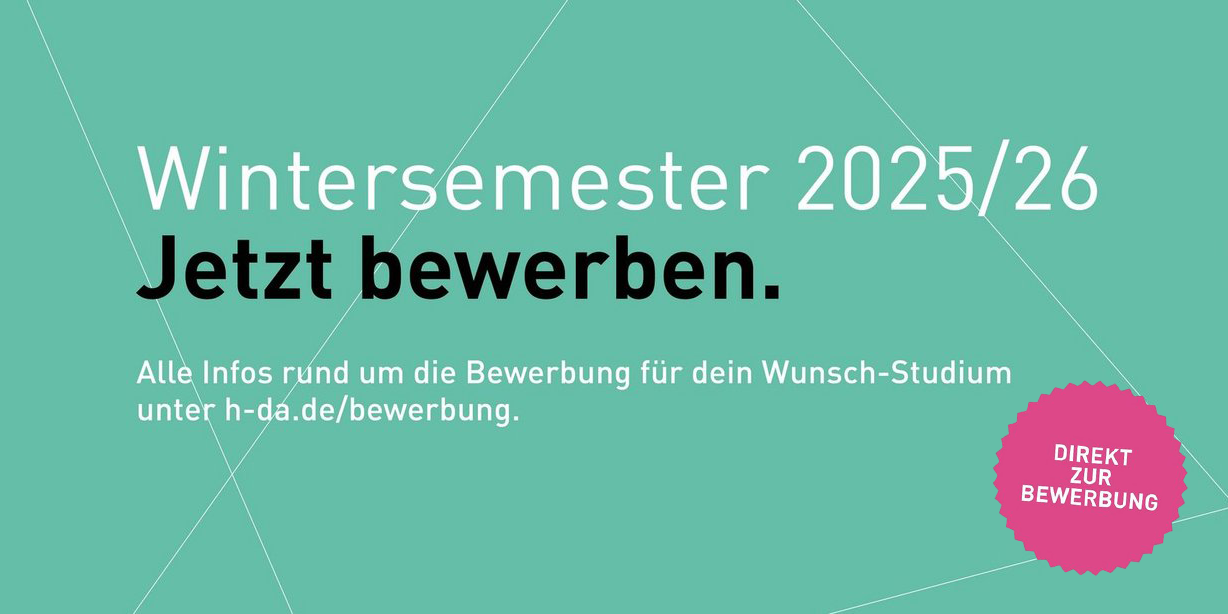 Jetzt bewerben und zum Wintersemester 2025/26 starten.