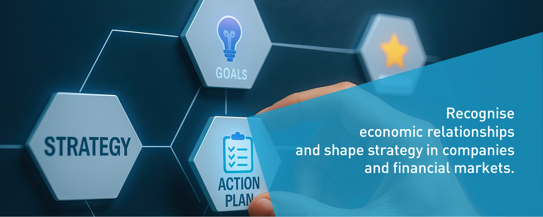 Symbolic image for strategic decisions in companies and markets – taught in the Bachelor's programme Analytics in Business and Financial Markets at h_da Darmstadt