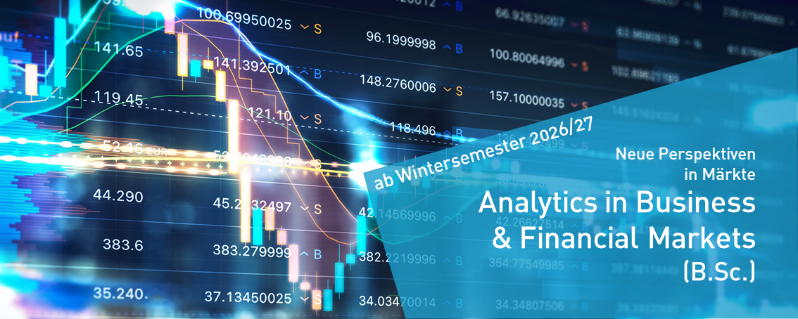 Börsenchart - Symbolbild für Analytics in Business and Financial Markets