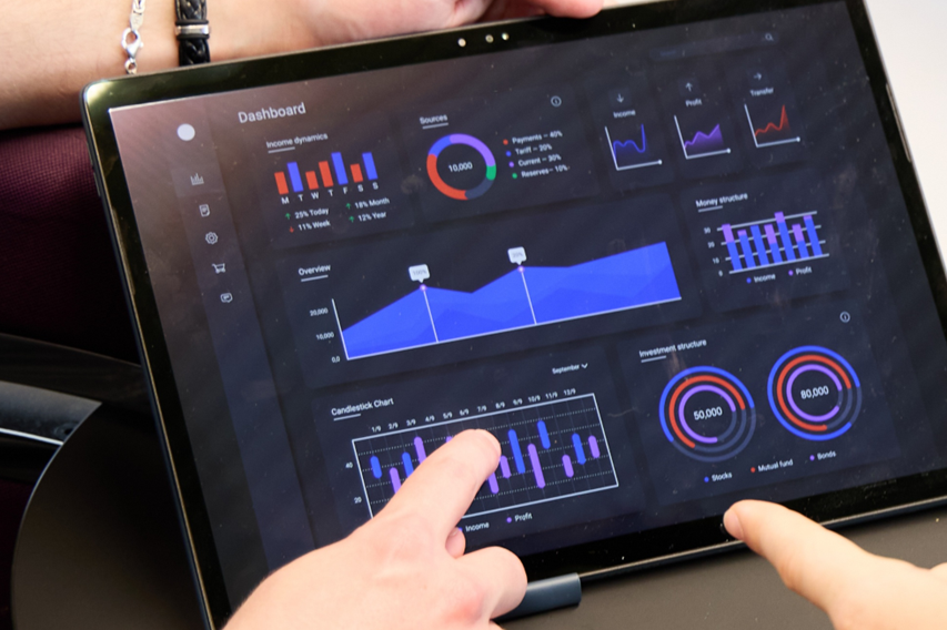 Börsenchart - Symbolbild für Analytics in Business and Financial Markets