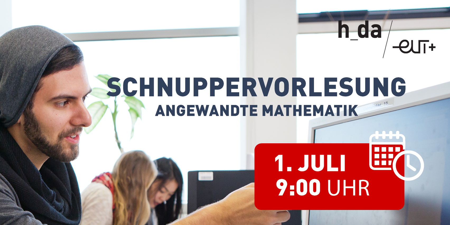 Schnuppervorlesung in Angewandter Mathematik am 1. Juli 