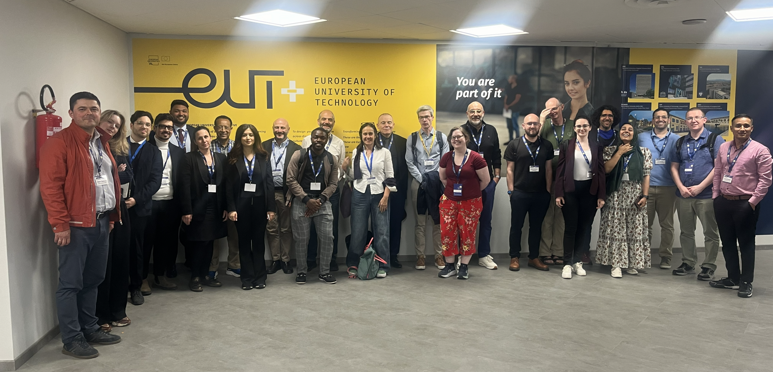 Gruppenbild: Teilnehmende am Dats & Stats Workshop in Cassino im Mai 2026
